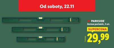 Zestaw poziomnic PARKSIDE 3 szt. promocja w Lidl
