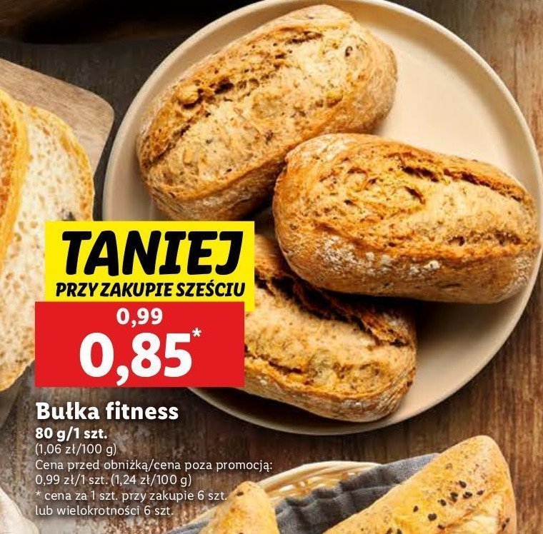 Bułka fitness promocja w Lidl