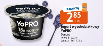Jogurt wysokobiałkowy YoPRO Danone promocja w Leclerc