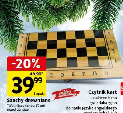 Czytnik kart elektroniczna gra edukacyjna do nauki języka angielskiego promocja w Intermarche