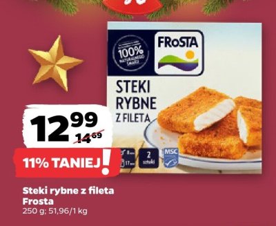 Steki rybne z fileta Frosta promocja w Netto