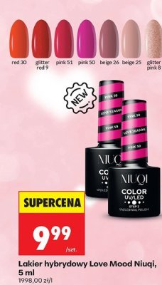 Lakier hybrydowy Love Mood  promocja w Biedronka