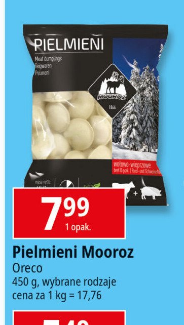 Pielmieni Mooroz promocja w Leclerc