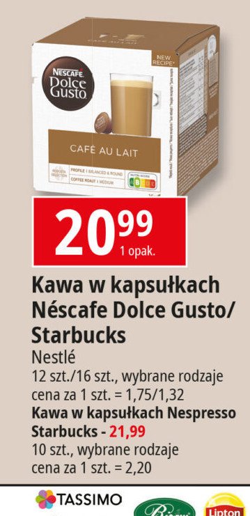 Kawa cafe au lait Nescafe promocja w Leclerc