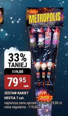 Zestaw rakiet Hestia Metropolis 7 szt. promocja w bi1