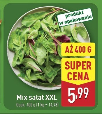 Mix sałat Eisberg promocja w Aldi