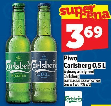 Piwo Carlsberg 0,5 L promocja w TOPAZ