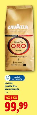 Kawa ziarnista Lavazza Qualità Oro promocja w Lidl