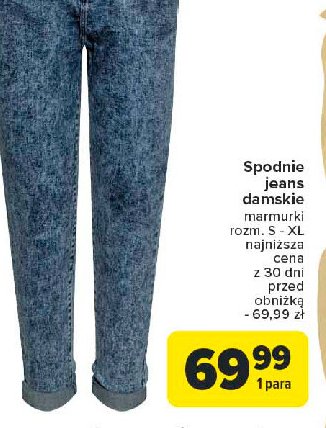 Spodnie jeans marmurki s-xl promocja