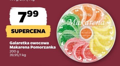 Galaretka owocowa Makarena Pomorzanka promocja w Netto