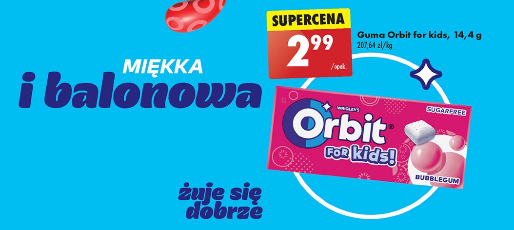 Guma do żucia bubblemint Orbit promocja