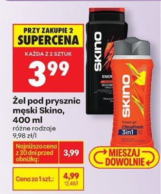 Żel pod prysznic męski 400 ml różne rodzaje promocja w Biedronka