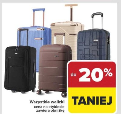 Walizki promocja w Carrefour
