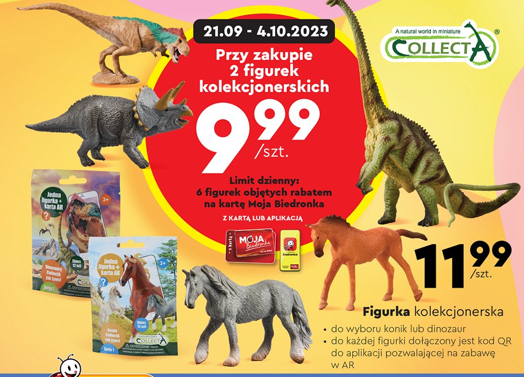Figurka dinozaur COLLECTA promocja