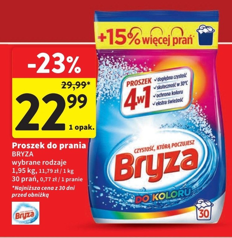 Proszek do koloru 4w1 promocja w Intermarche