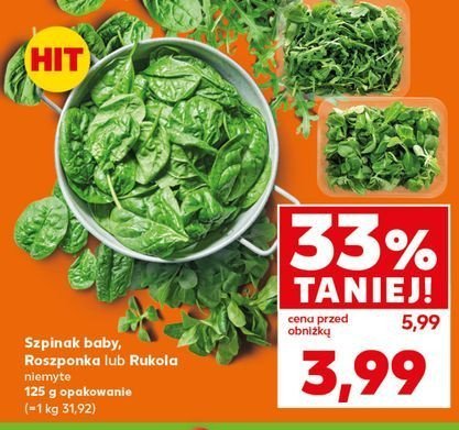 Szpinak baby promocja