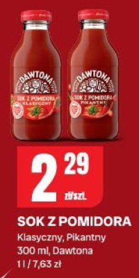 Sok z pomidora Dawtona Klasyczny, Pikantny promocja w Chorten