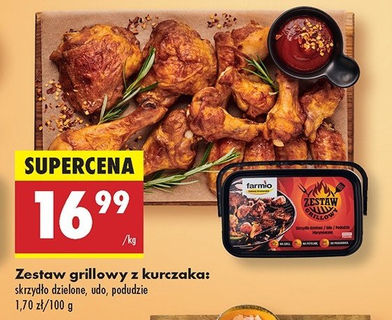 Zestaw grillowy z kurczaka Farmio promocja
