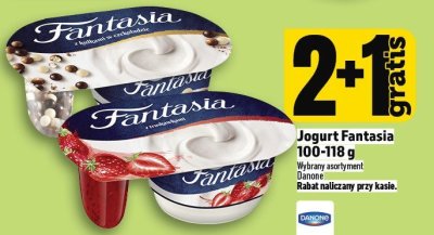 Jogurt Fantasia 100-118 g promocja w TOPAZ
