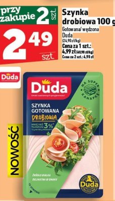 Szynka Szynka drobowa 100 g promocja w TOPAZ