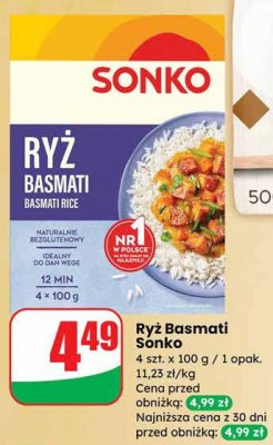 Ryż basmati Sonko promocja w Dino