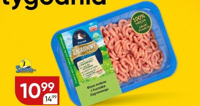 Mięso mielone z nogi kurczaków zagrodowych Zagrodowy z Podlasia promocja