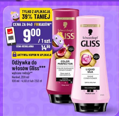 Odżywka do włosów Gliss promocja w POLOmarket