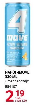 Napój 4Move 330 ml promocja w Selgros