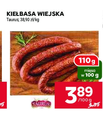 Kiełbasa wiejska Taurus promocja