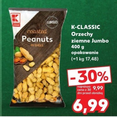 Orzechy ziemne Jumbo promocja w Kaufland