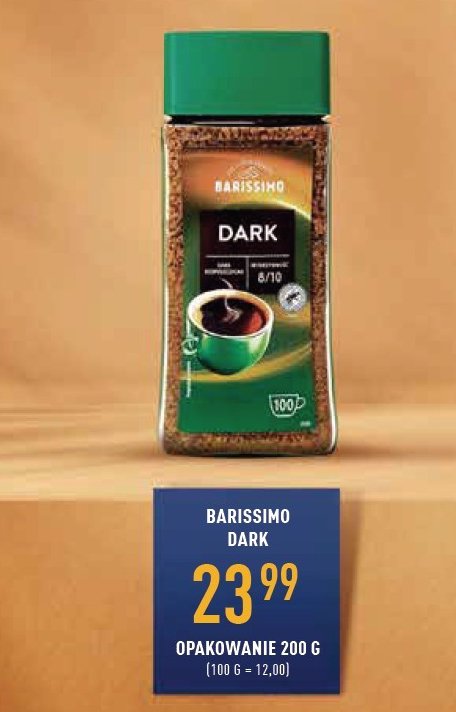 Kawa Barissimo dark promocja w Aldi