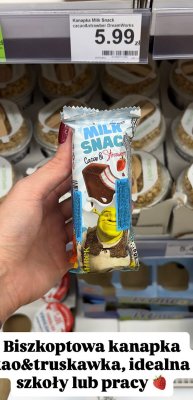 Kanapka Milk Snack promocja w Dino