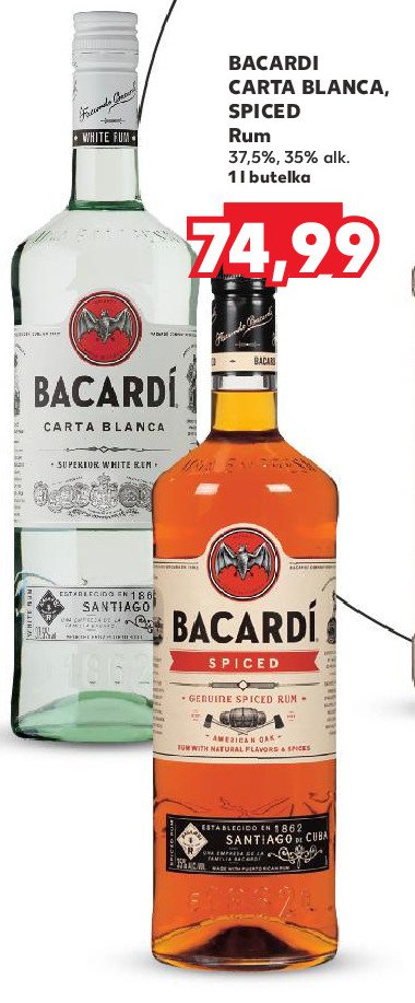 Rum Bacardi spiced promocja w Kaufland