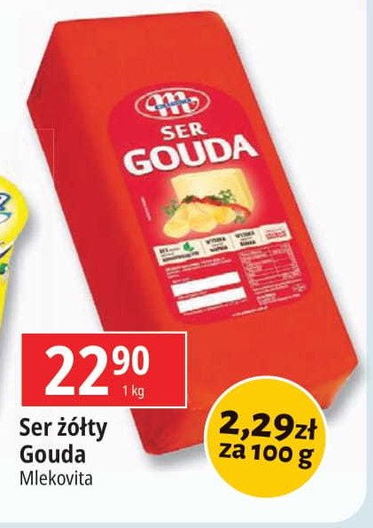 Ser gouda Mlekovita promocja