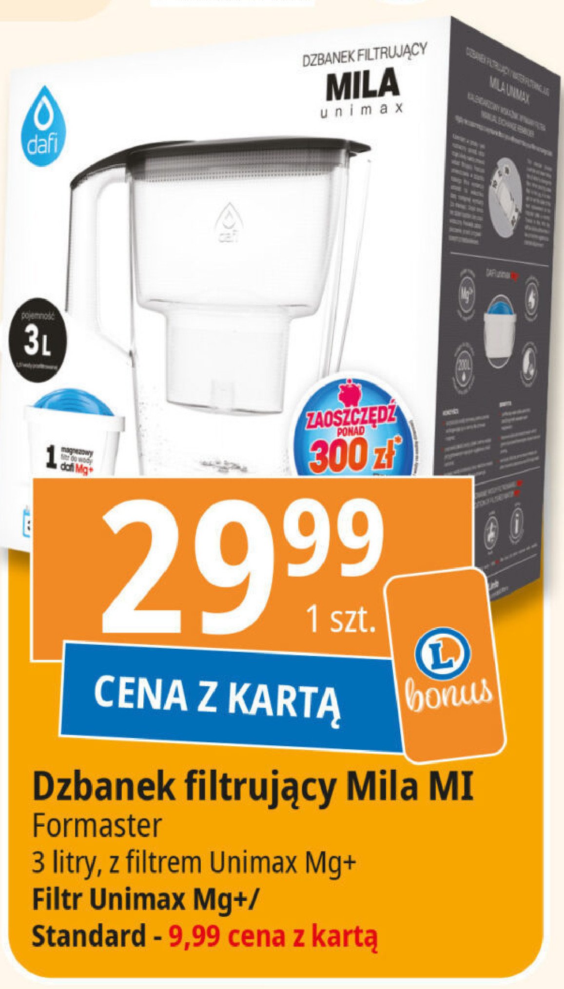 Wkład unimax mg+ Dafi promocja