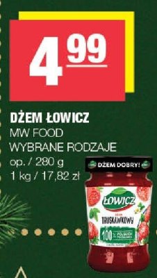 Dżem łowicz MW Food wybrane rodzaje promocja w SPAR