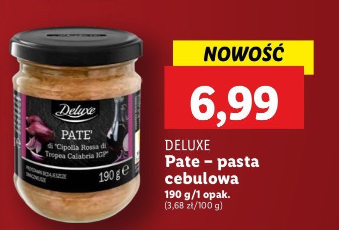 Pasta cebulowa Deluxe promocja