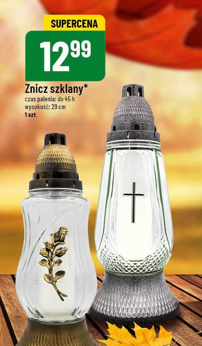 Znicz szklany 45h promocja w POLOmarket