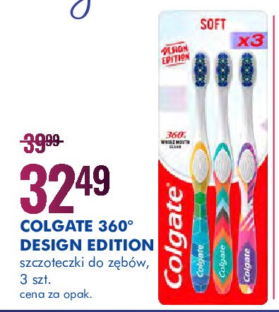Szczoteczki do zębów soft Colgate 360 promocja
