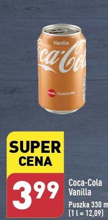 Napój Coca-cola vanilla promocja