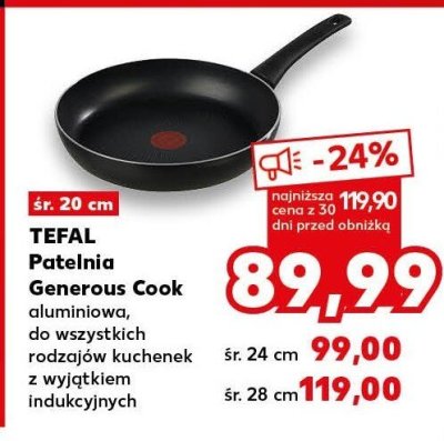 Patelnia Generous Cook aluminiowa 24 cm promocja w Kaufland