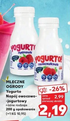 Jogurt truskawka Yogurto! promocja
