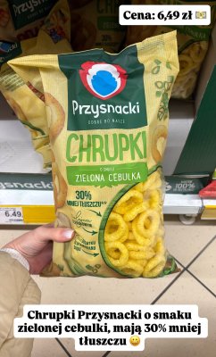 Chrupki Przysnacki o smaku zielona cebulka promocja w Dino