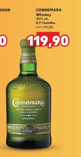 Whiskey CONNEMARA ORIGINAL promocja