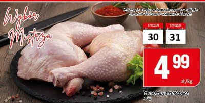 Ćwiartka z kurczaka 1 kg promocja w Chorten