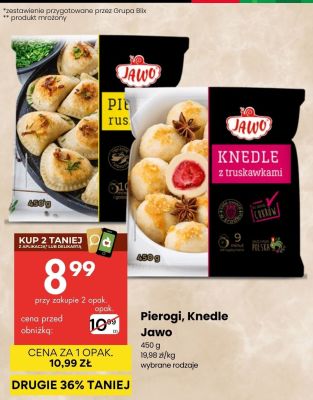 Pierogi Jawo promocja w Delikatesy Centrum