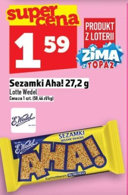 Sezamki Aha! 27,2 g promocja w TOPAZ