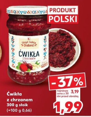 Ćwikła z chrzanem  promocja w Kaufland