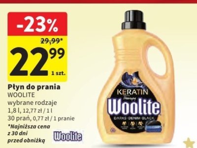 Płyn do prania WOOLITE wybrane rodzaje promocja w Intermarche