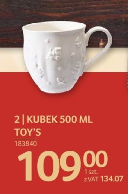 Kubek 500 ml Toy's promocja w Selgros